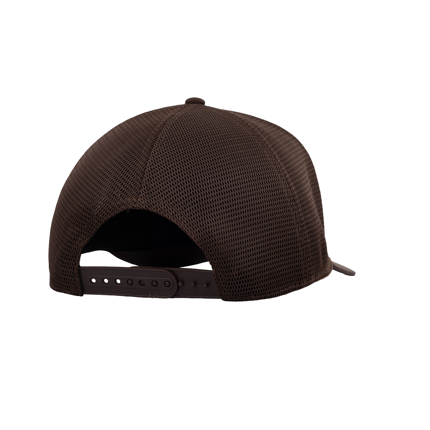 Script Aggies Branded Bills 5 Panel Camo Trucker Hat - Brown