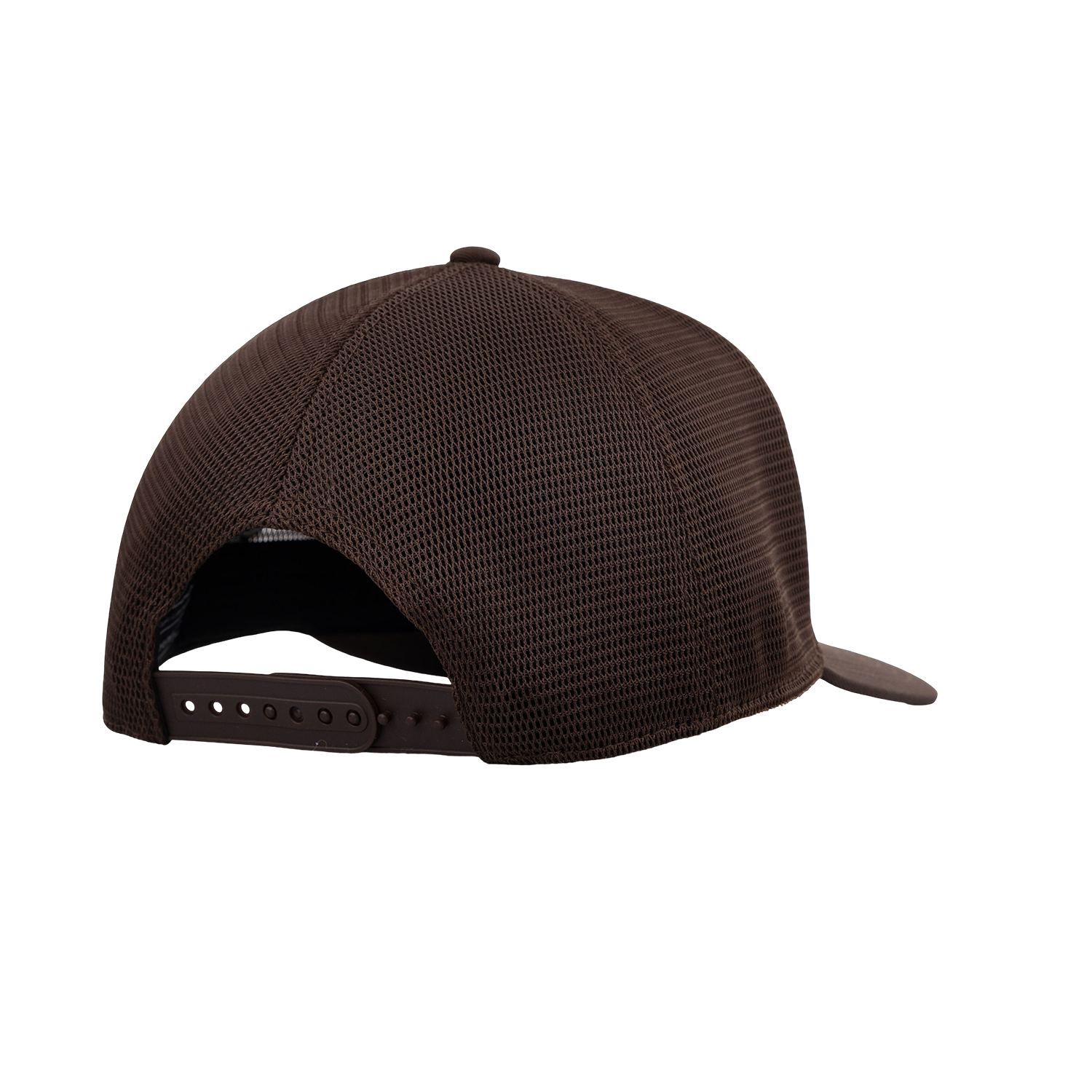 Script Aggies Branded Bills 5 Panel Camo Trucker Hat - Brown
