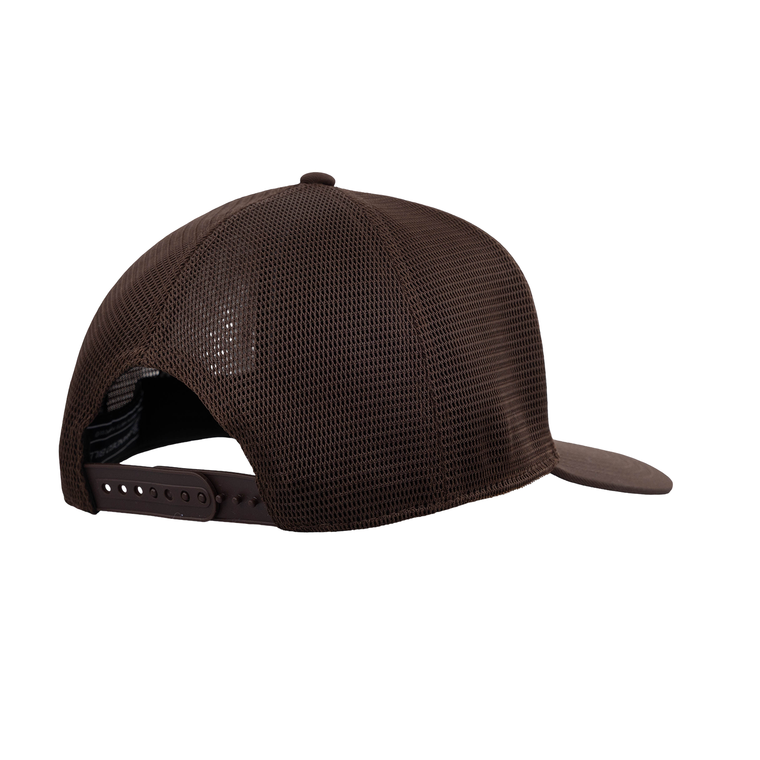 Script Aggies Branded Bills 5 Panel Camo Trucker Hat - Brown