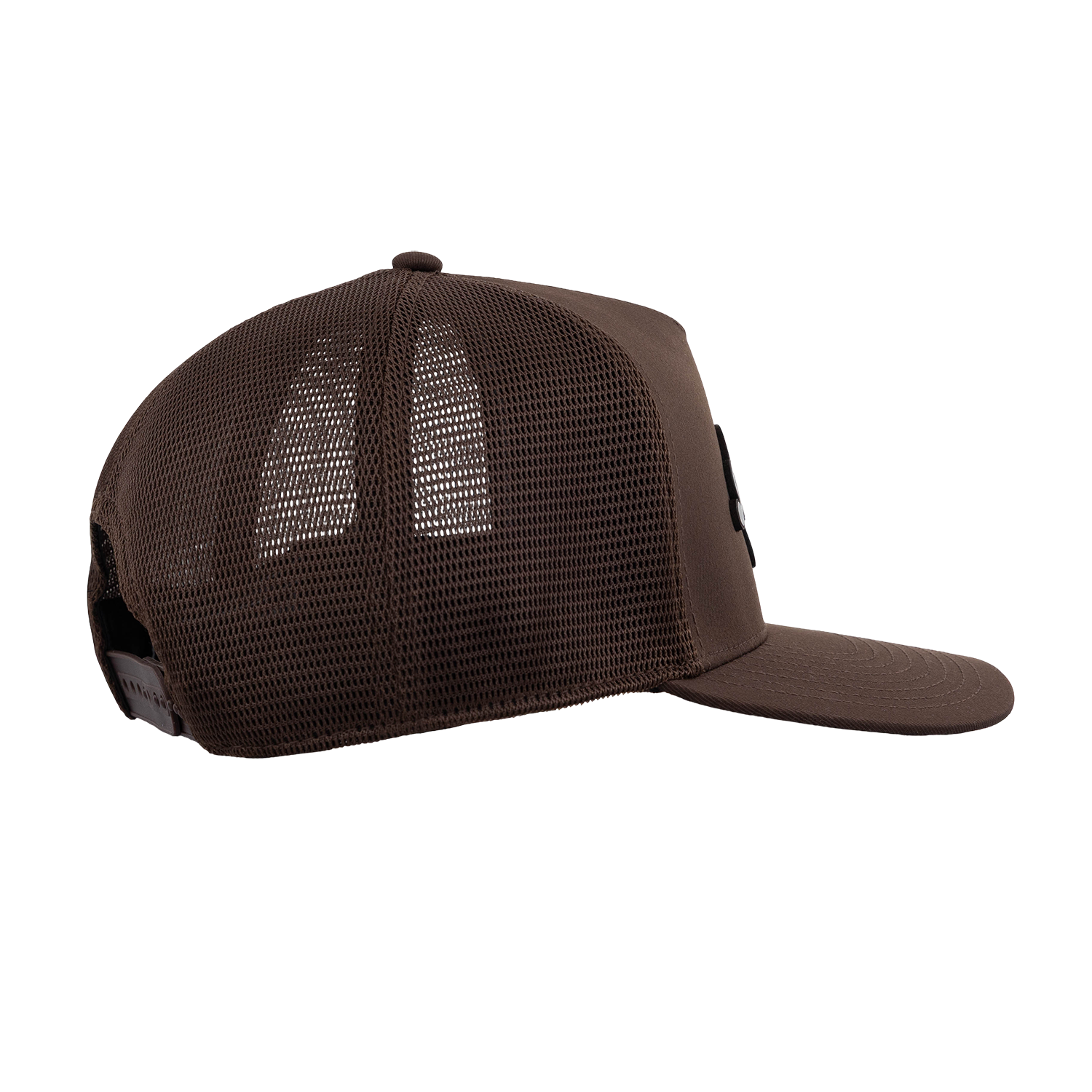 Script Aggies Branded Bills 5 Panel Camo Trucker Hat - Brown