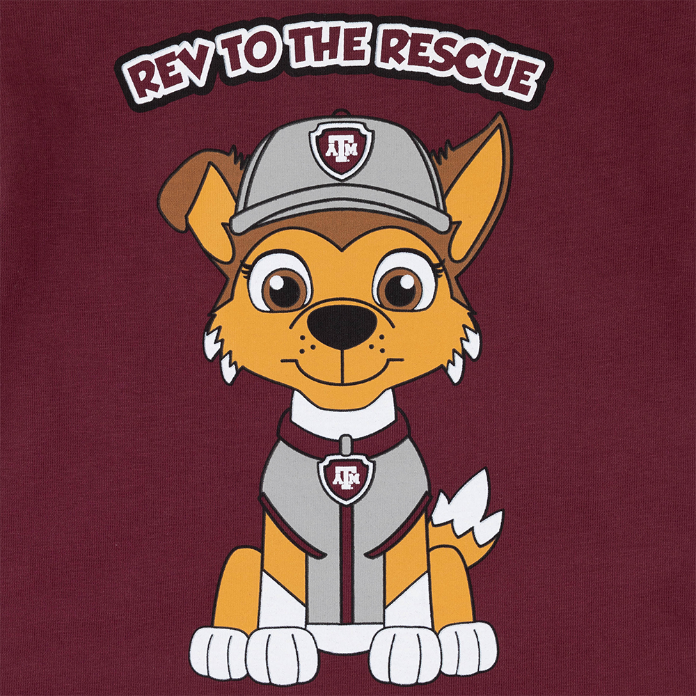 Collegiate Outfitters Toddler Rev to the Rescue T-Shirt - Maroon