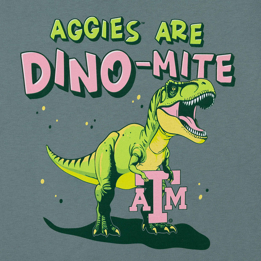 Aggies Are Dino-Mite Youth T-Shirt - Green