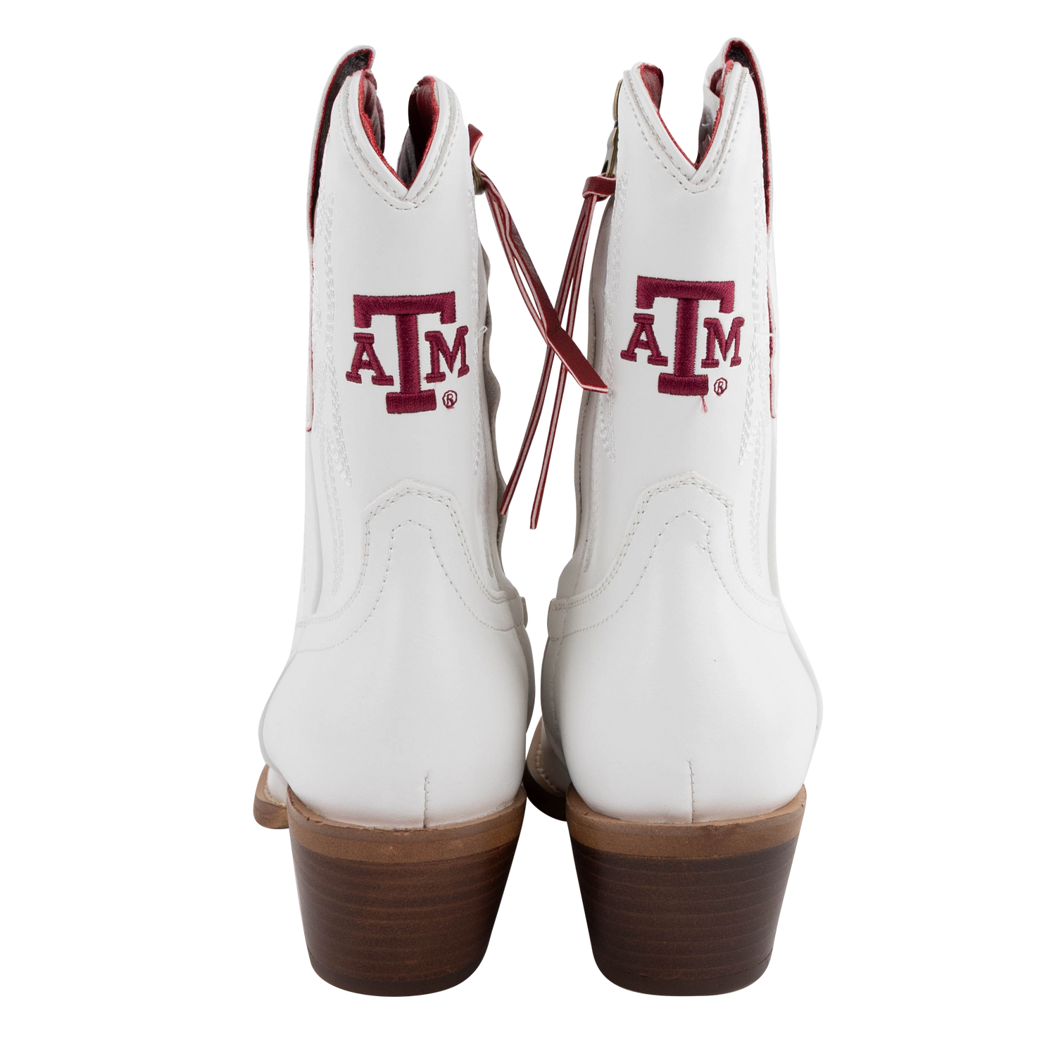 Texas A&M Vaccari Lynn Ankle Bootie - White