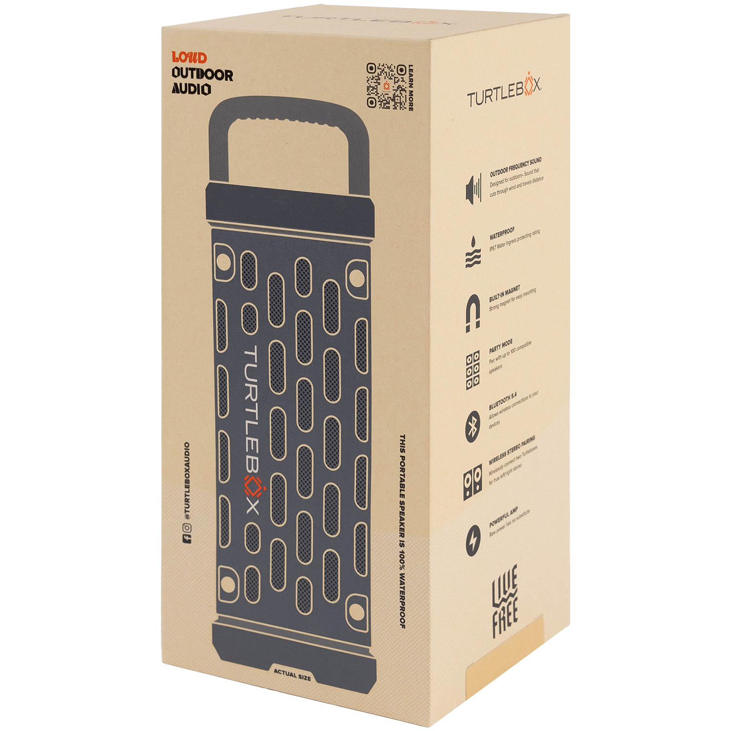 Turtlebox Ranger Speaker - Gray