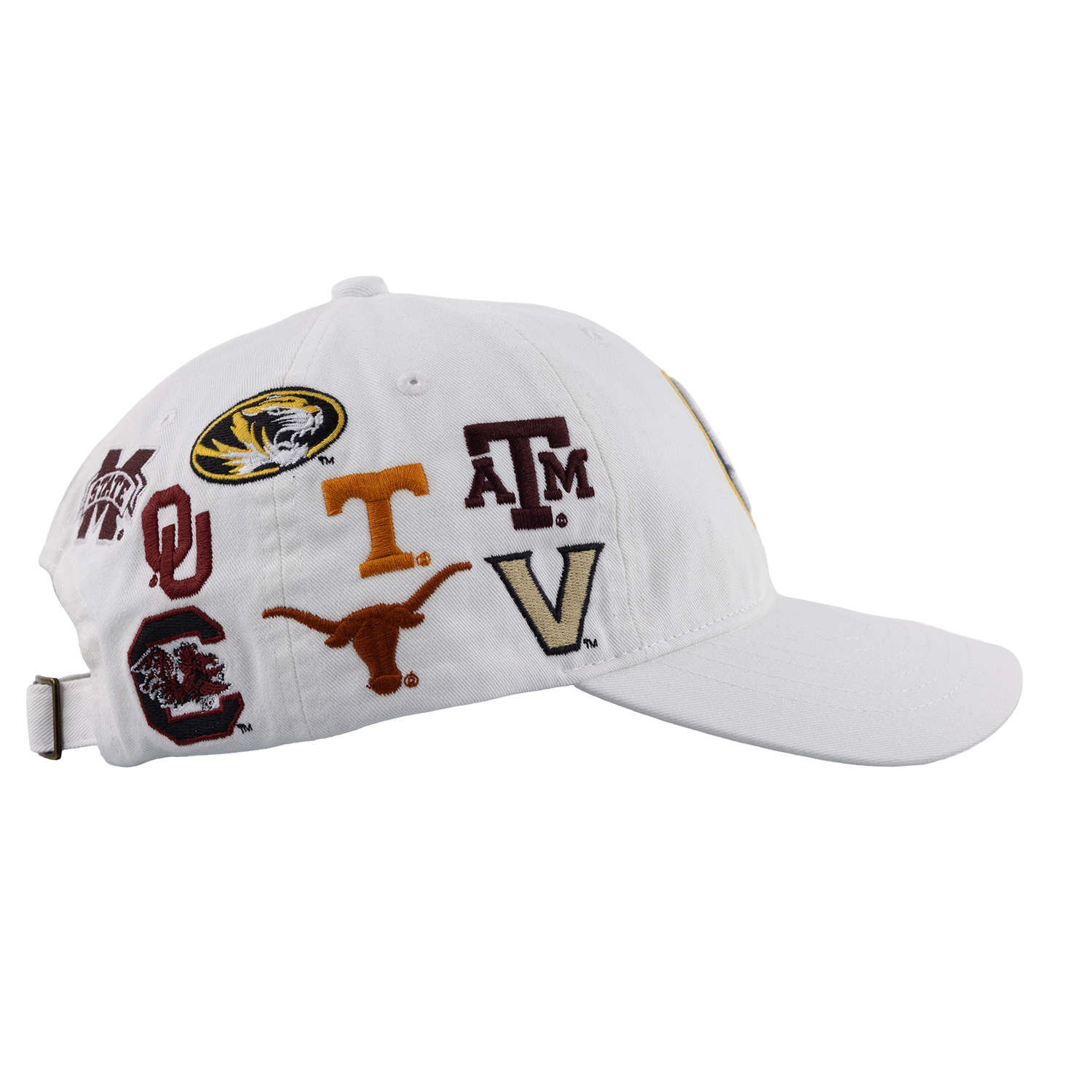 All Over SEC Hat - White