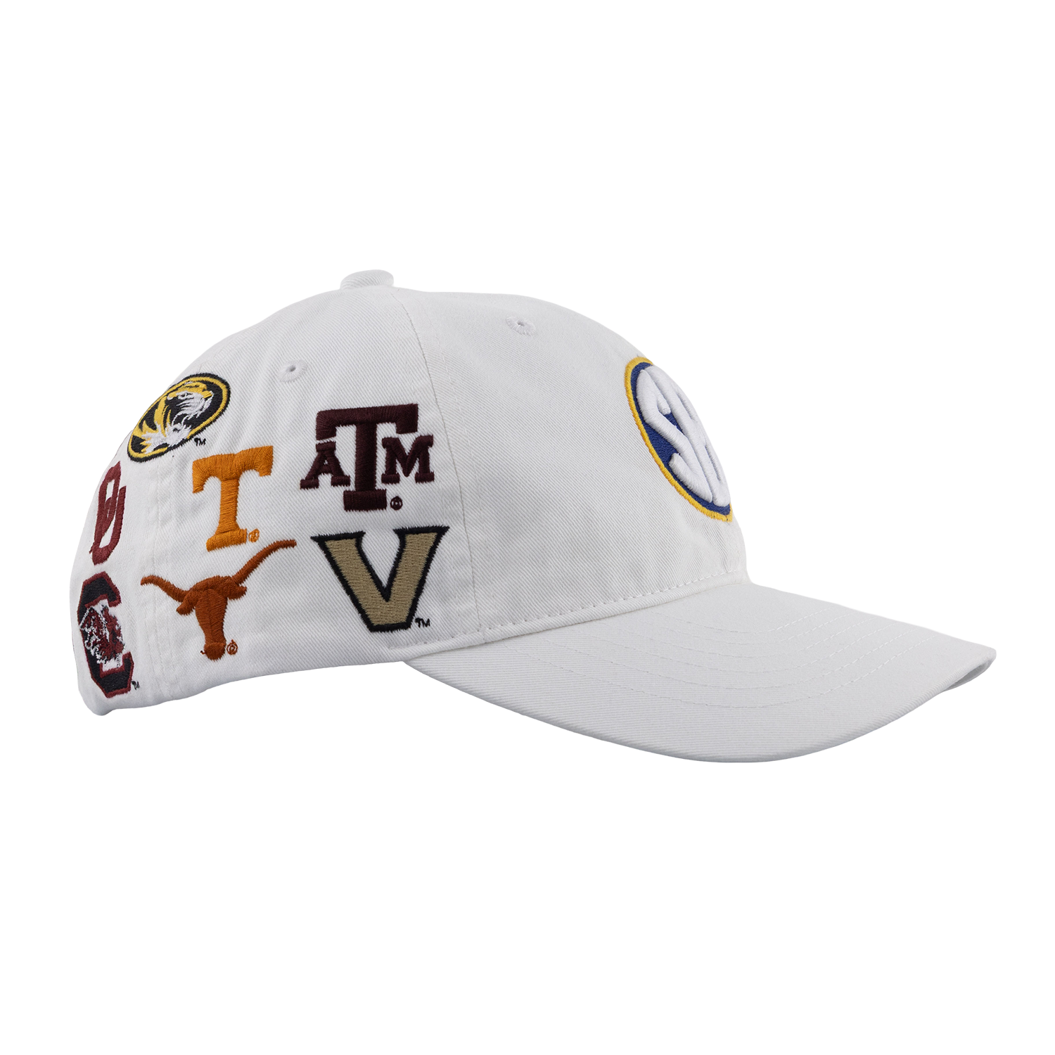 All Over SEC Hat - White