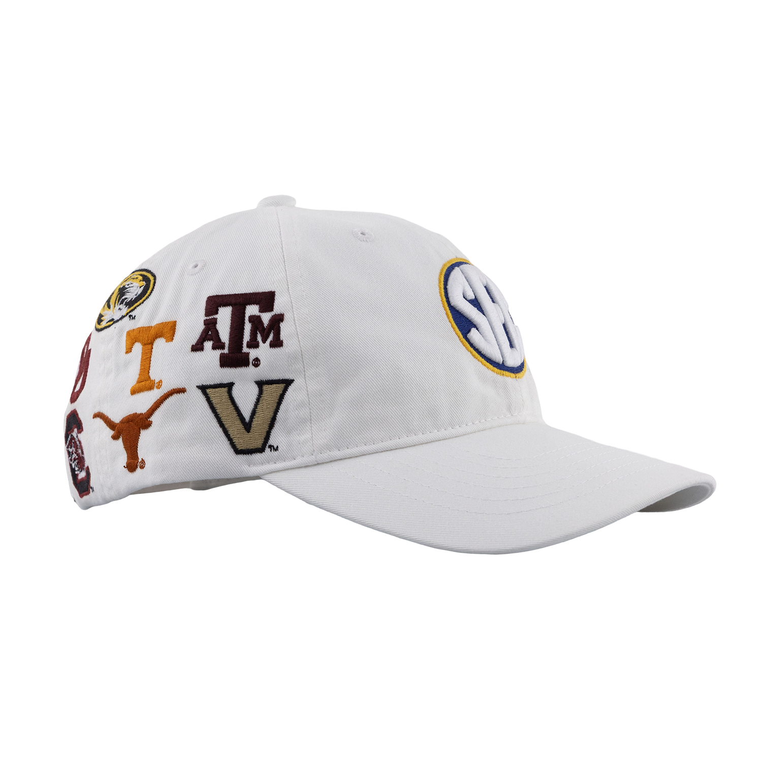 All Over SEC Hat - White