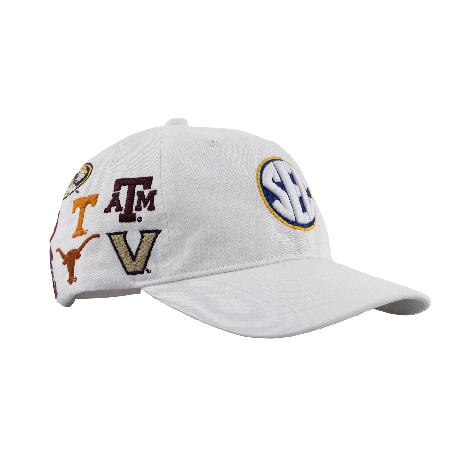 All Over SEC Hat - White