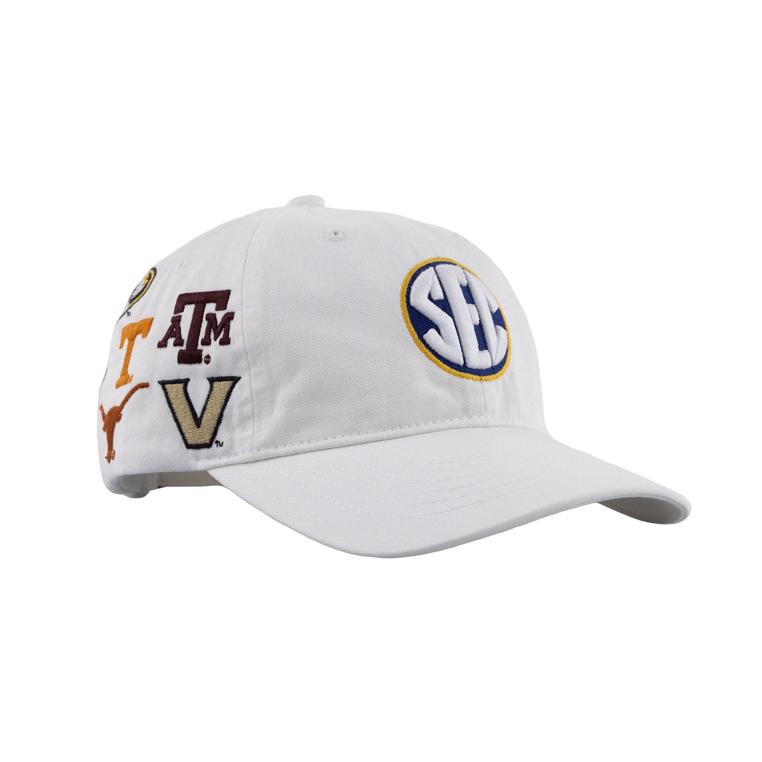 All Over SEC Hat - White