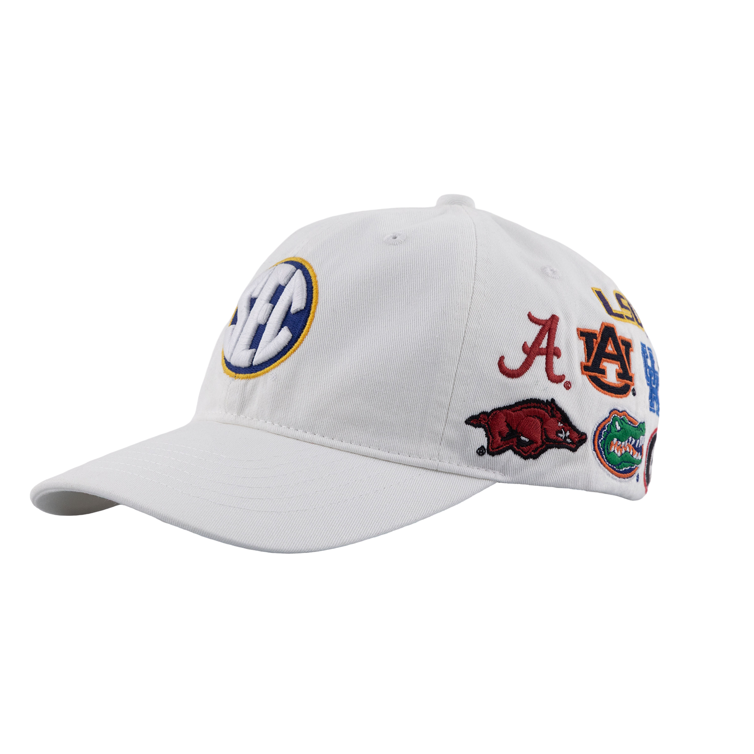 All Over SEC Hat - White