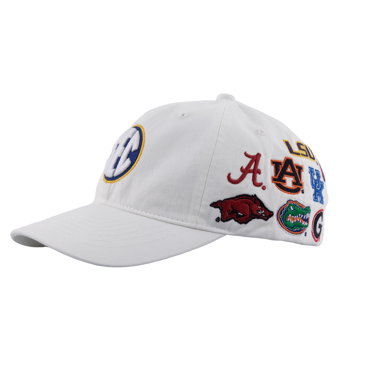 All Over SEC Hat - White