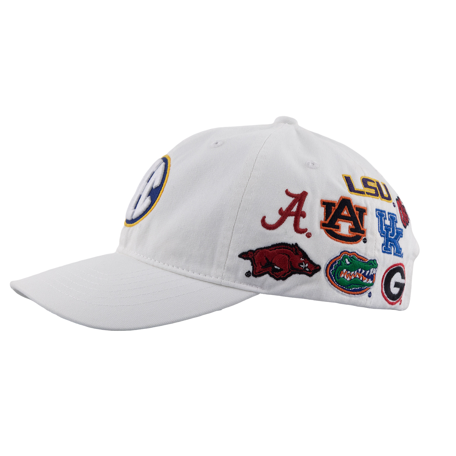 All Over SEC Hat - White