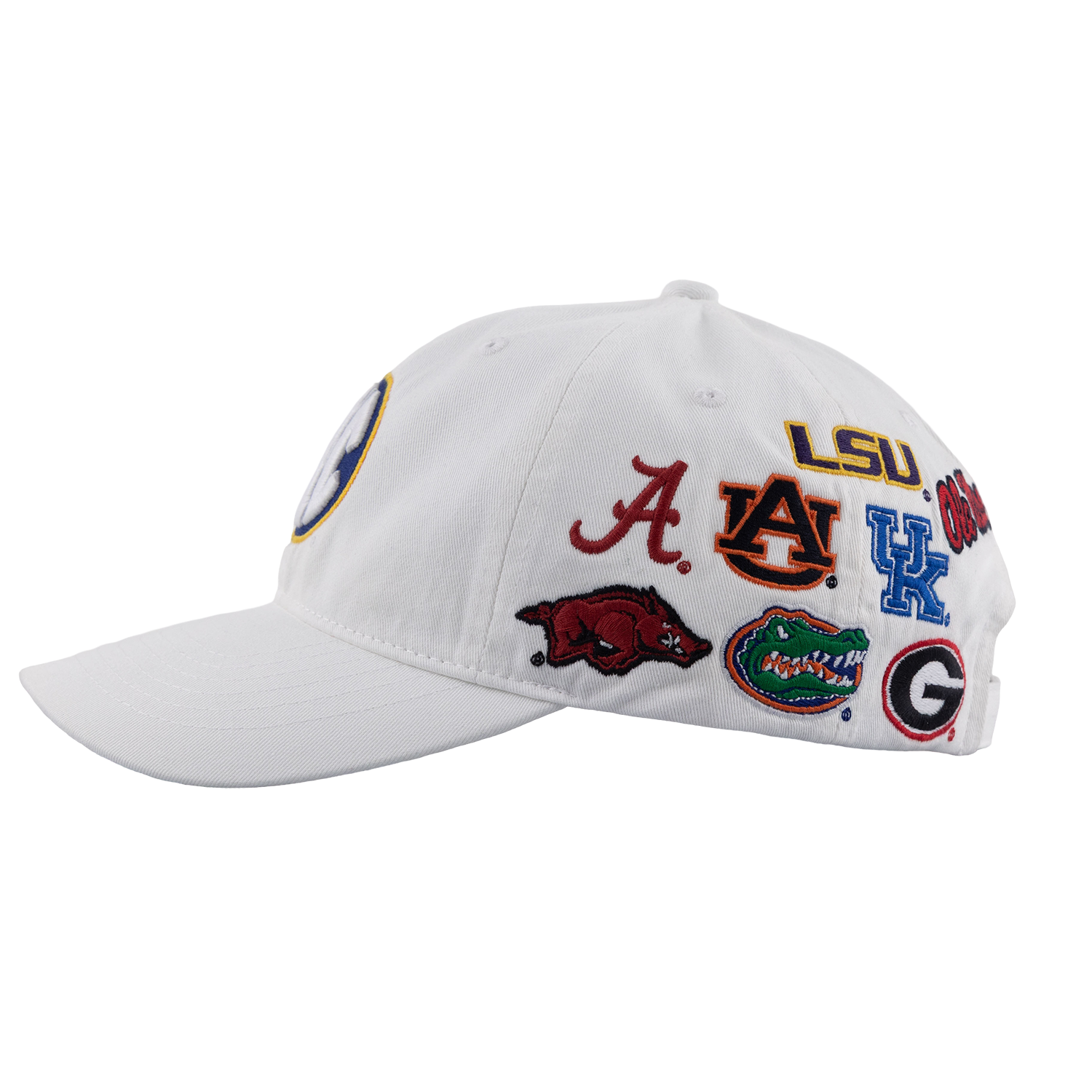 All Over SEC Hat - White