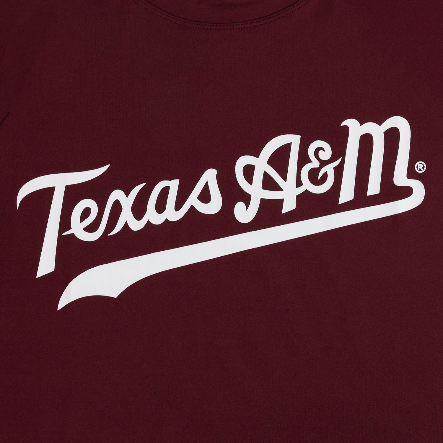 Texas A&M Collegiate Outfitters Script Performance T-Shirt - Maroon