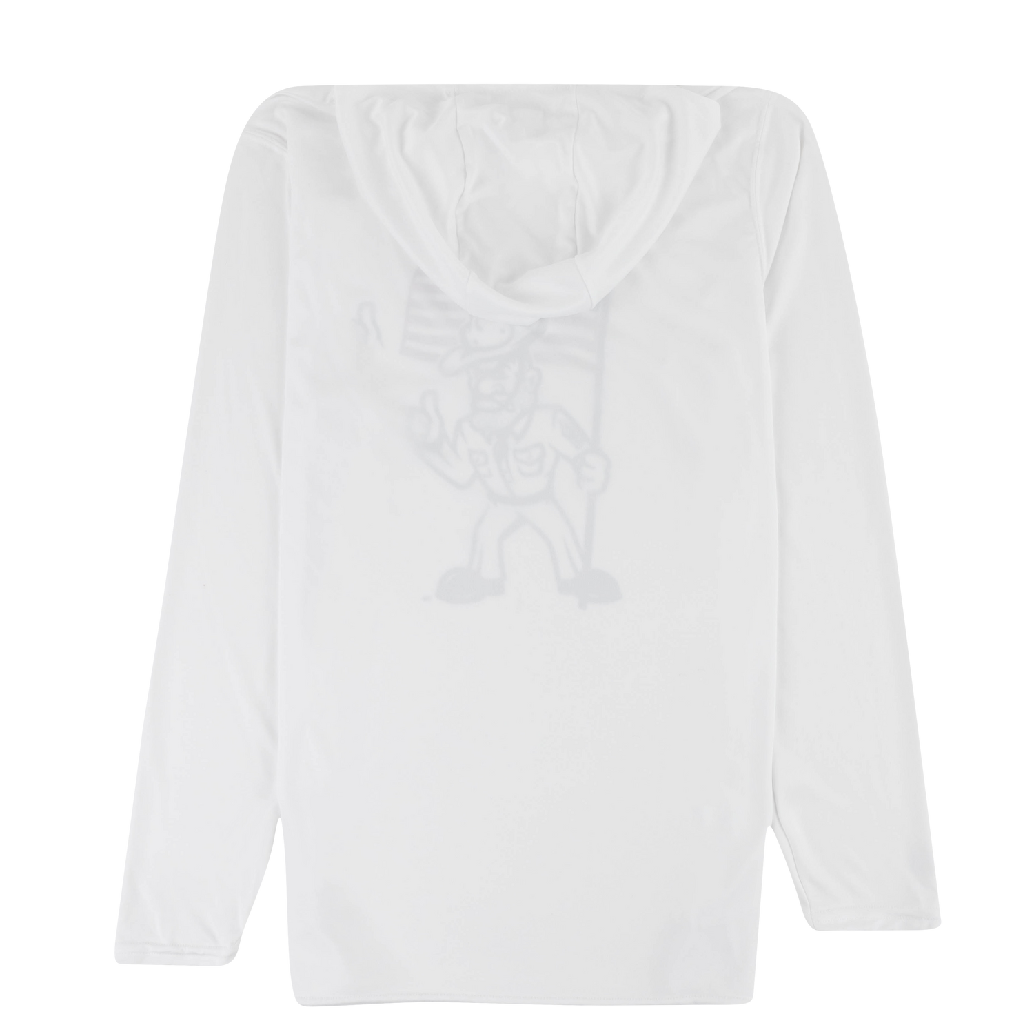 Texas A&M Sarge Flag Long Sleeve Hoodie - White