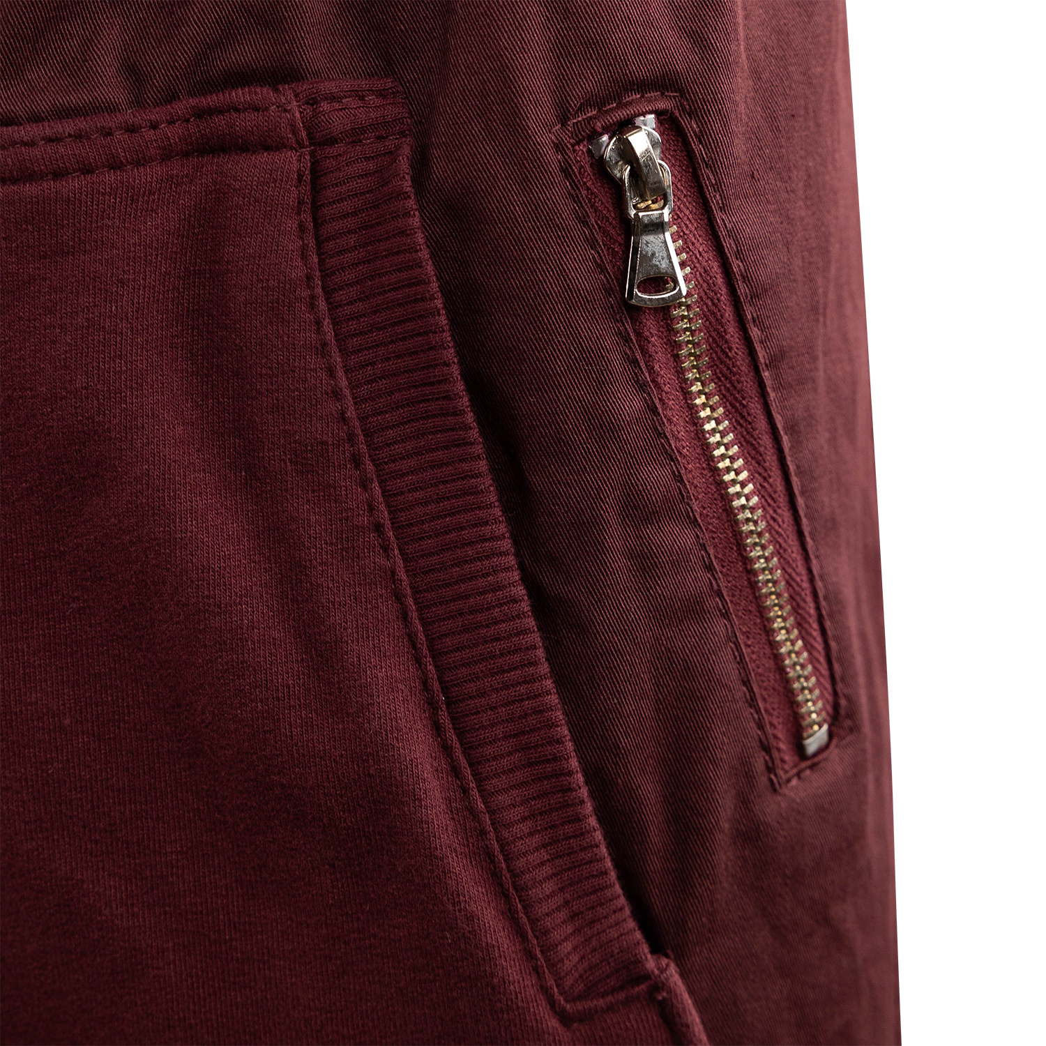 Suzy D Tonal Side Palazzo Sweat Pants - Maroon