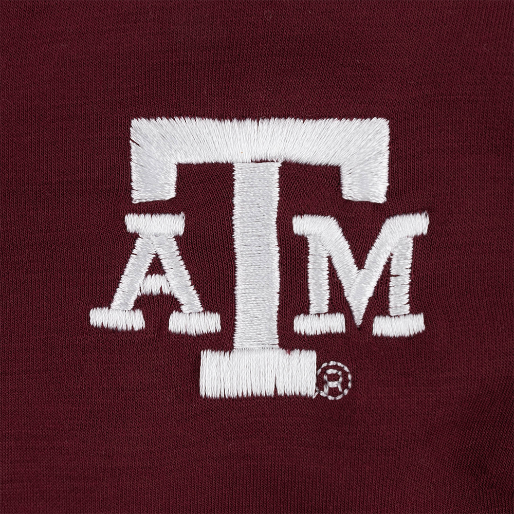 Texas A&M Ruffle Sleeveless V-Neck Top - Maroon