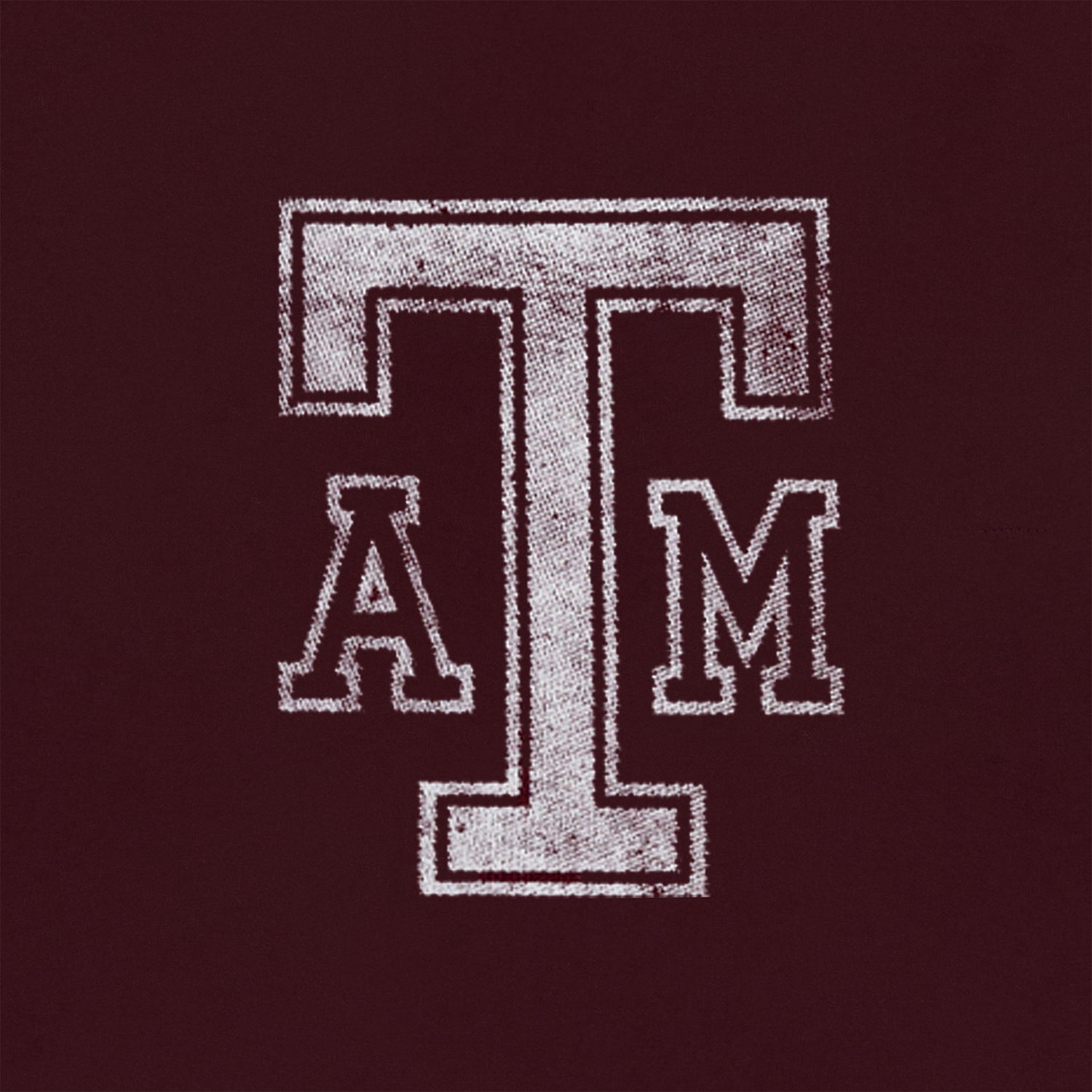Texas Aggies Gig 'Em Vintage Helmet Tee - Maroon