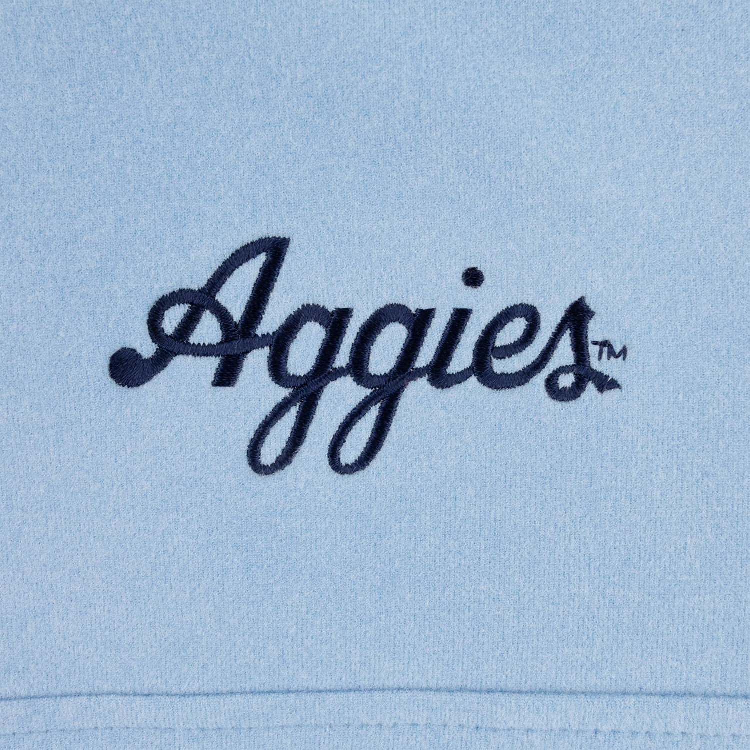 Script Aggies Johnnie-O Soft Quarter Zip Pullover - Blue