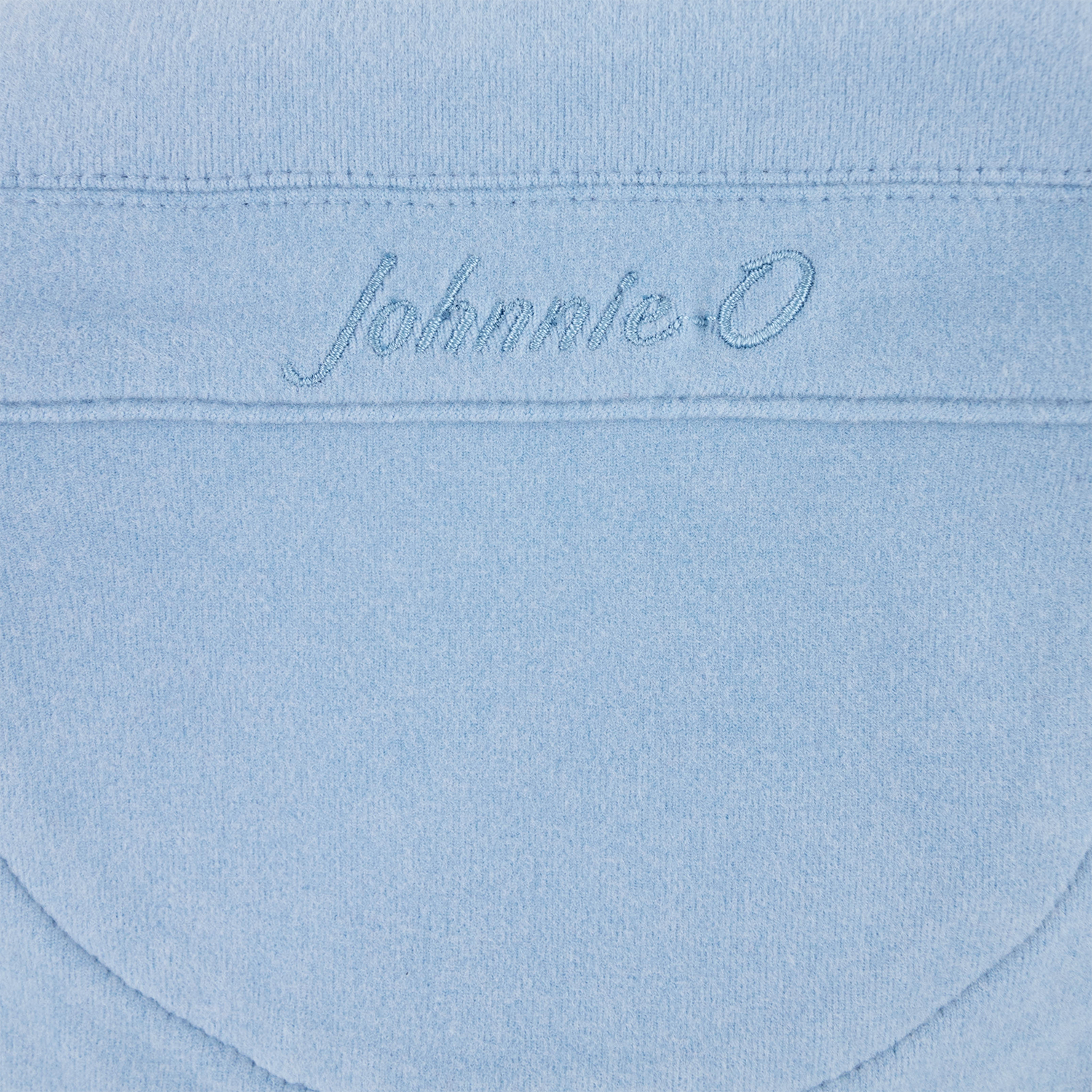 Script Aggies Johnnie-O Soft Quarter Zip Pullover - Blue