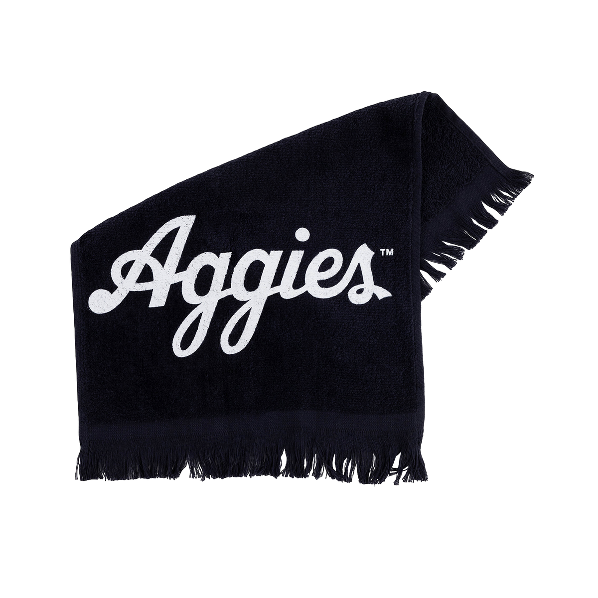Script Aggies Black Out Towel