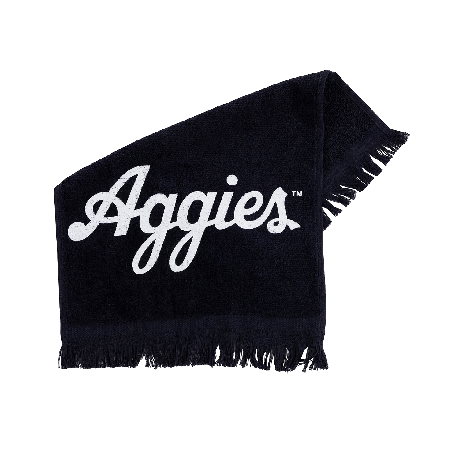Script Aggies Black Out Towel