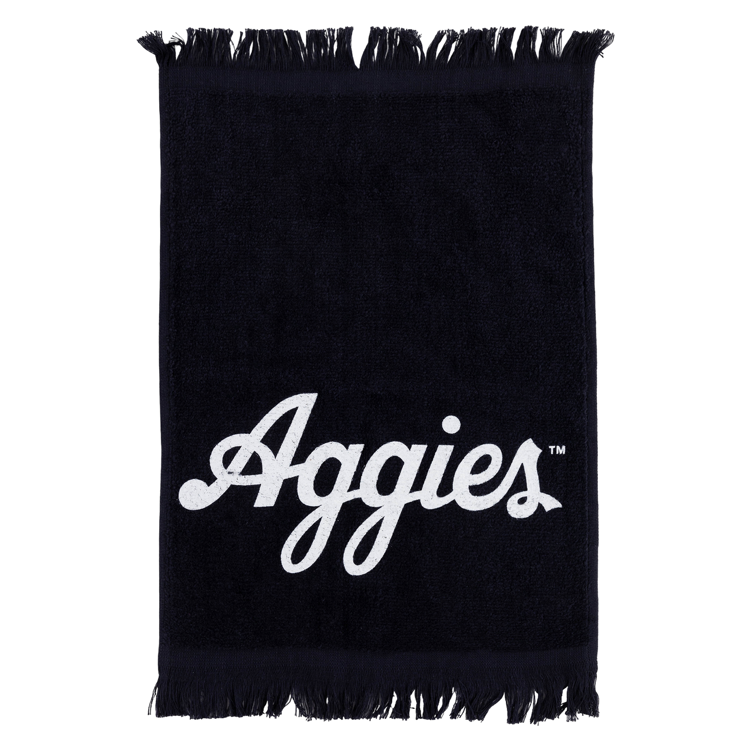 Script Aggies Black Out Towel