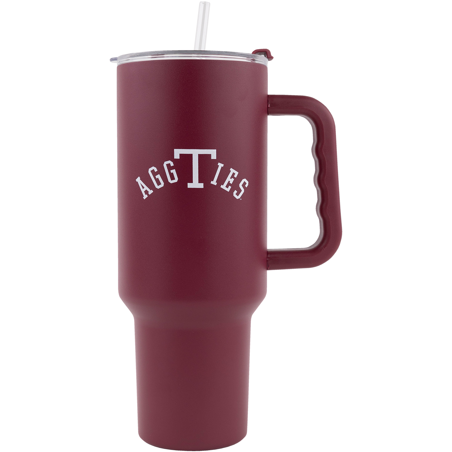 Texas A&M Vault 40oz Powder Coat Tumbler - Maroon