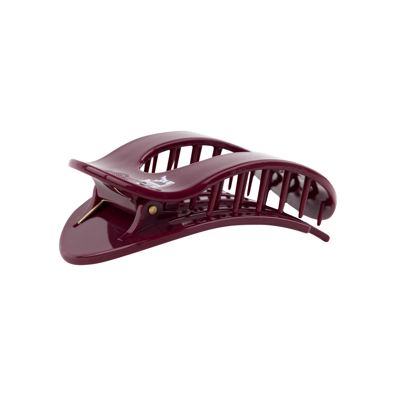 Texas A&M Aggies Teleties Large Flat Round Hair Clip - Maroon