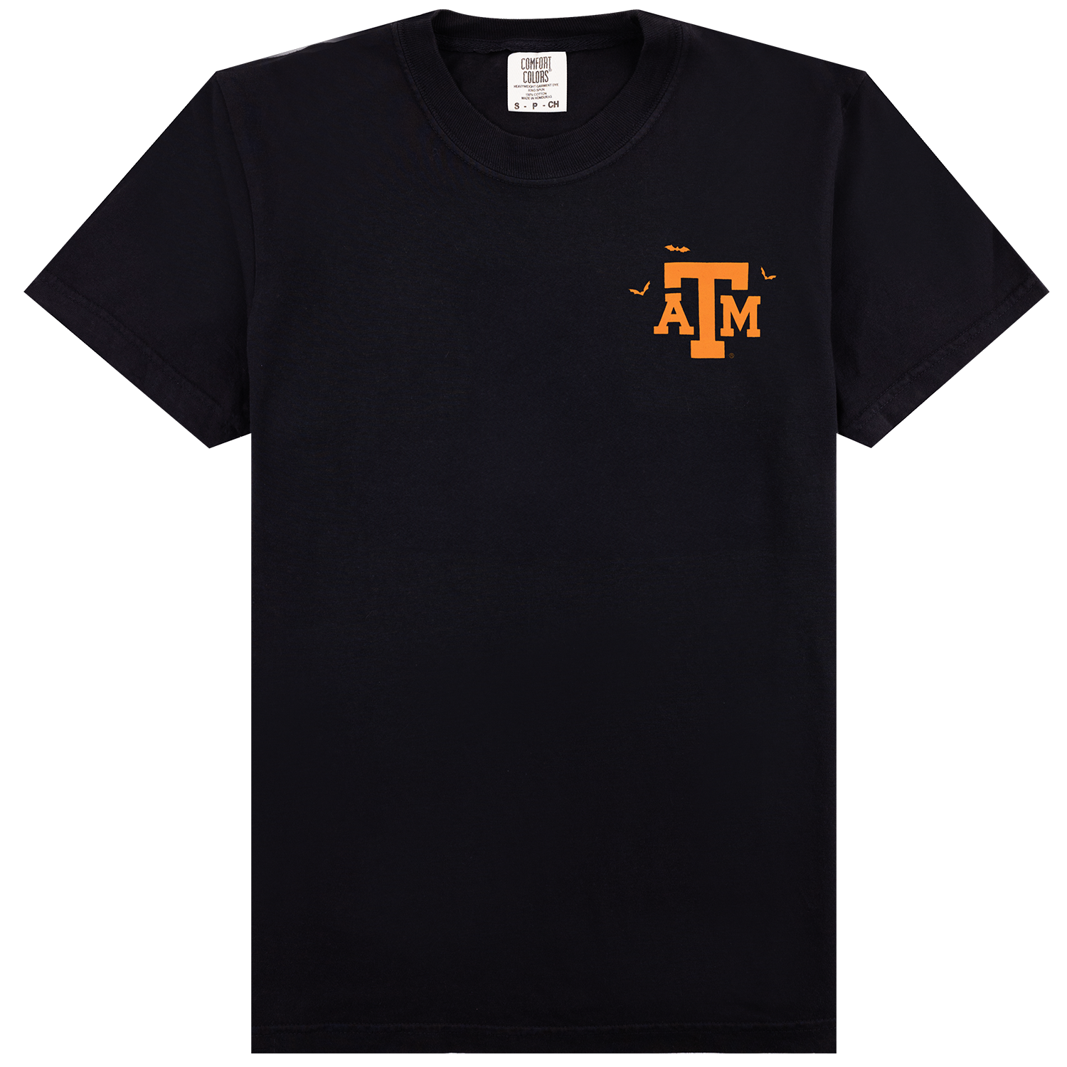 Texas A&M Comfort Colors Happy Halloween Characters T-Shirt - Black