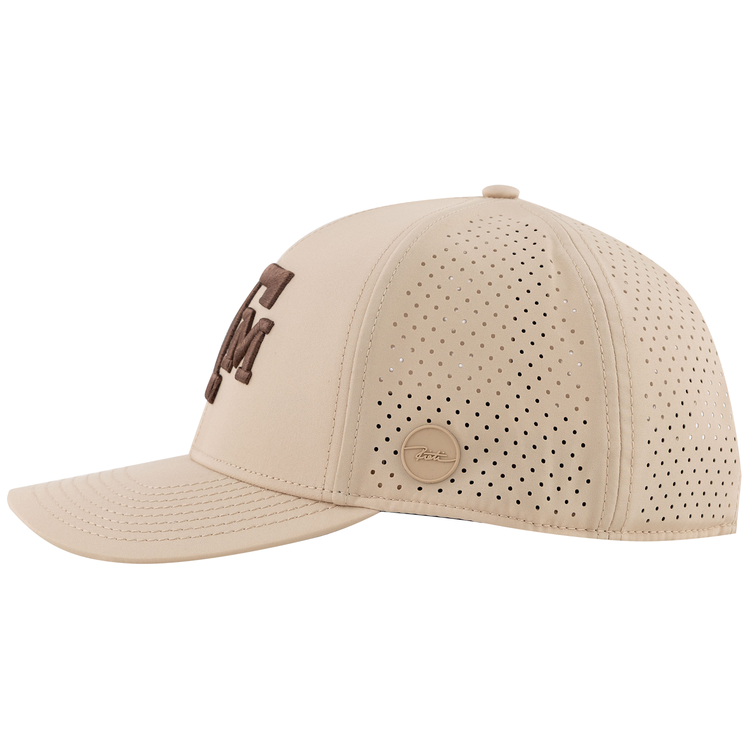 Texas A&M Rieti Perforated Adjustable Cap - Beige