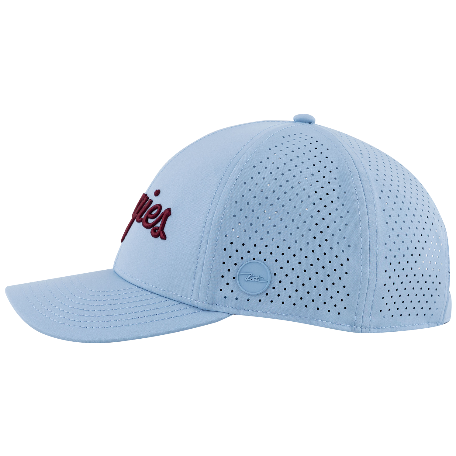 Script Aggies Rieti Perforated Adjustable Cap - Blue