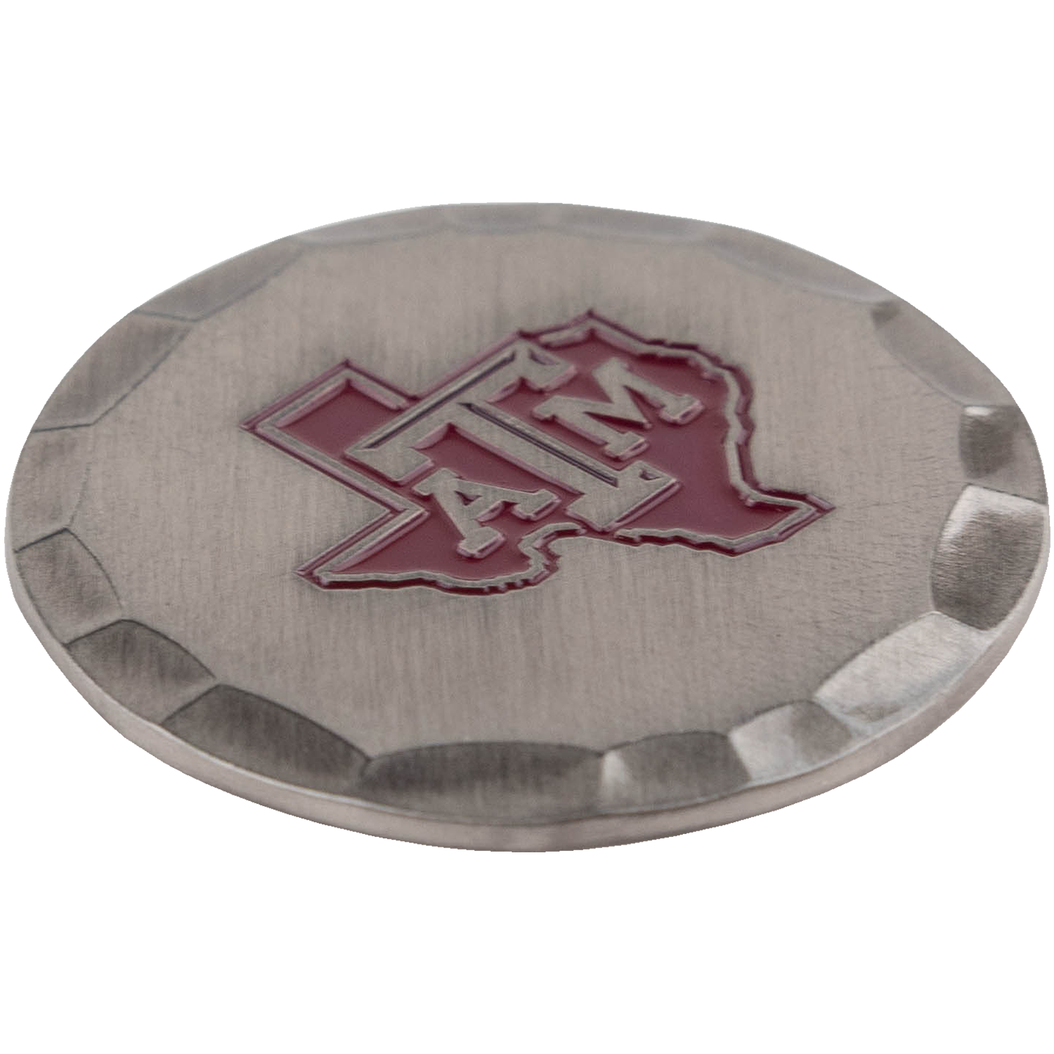 Texas A&M Rieti Lonestar Premium Golf Ball Marker - Silver