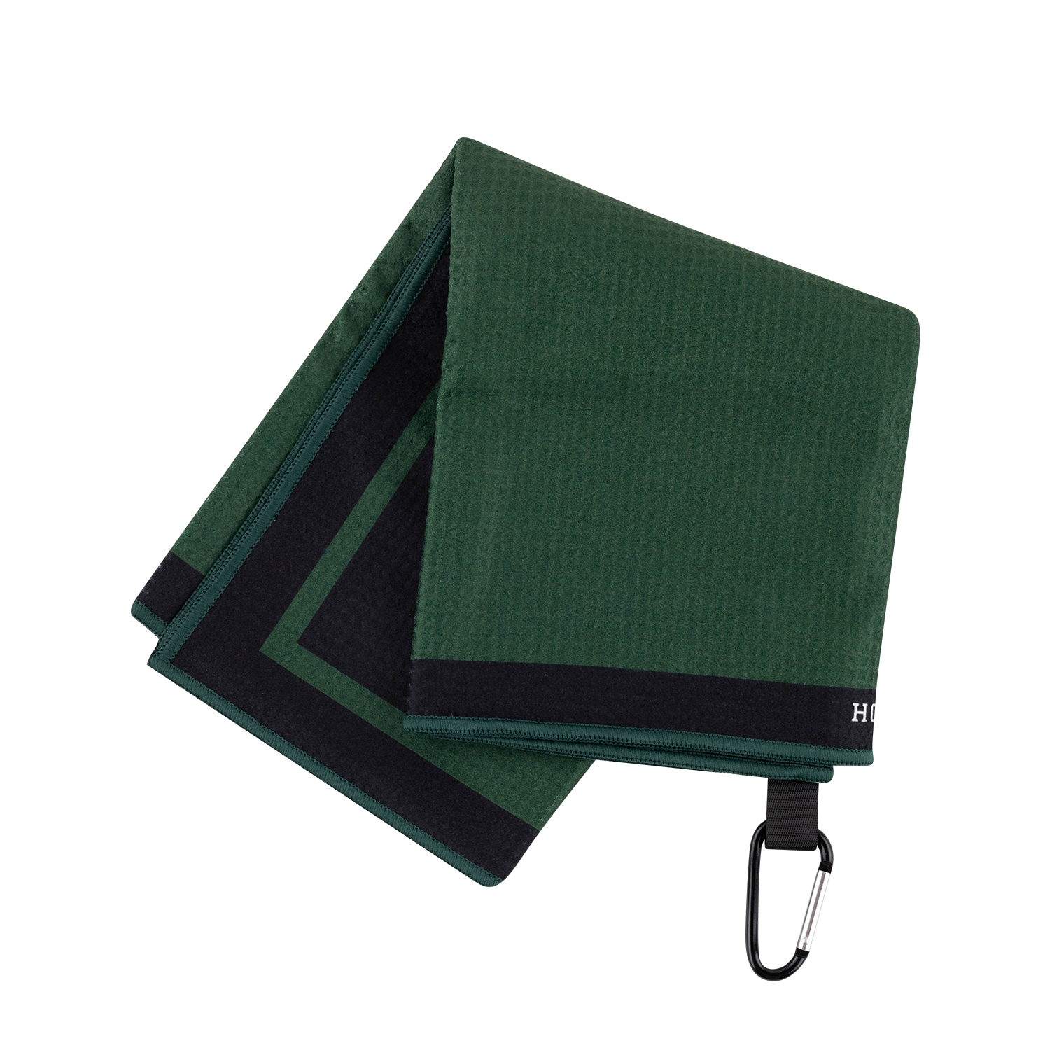 Texas A&M Rieti Kyle Field Black Out Golf Towel - Green