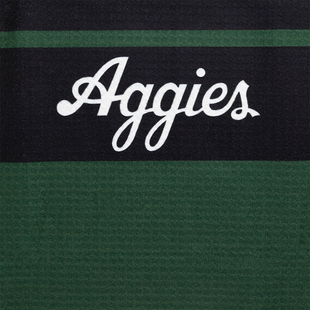 Texas A&M Rieti Kyle Field Black Out Golf Towel - Green
