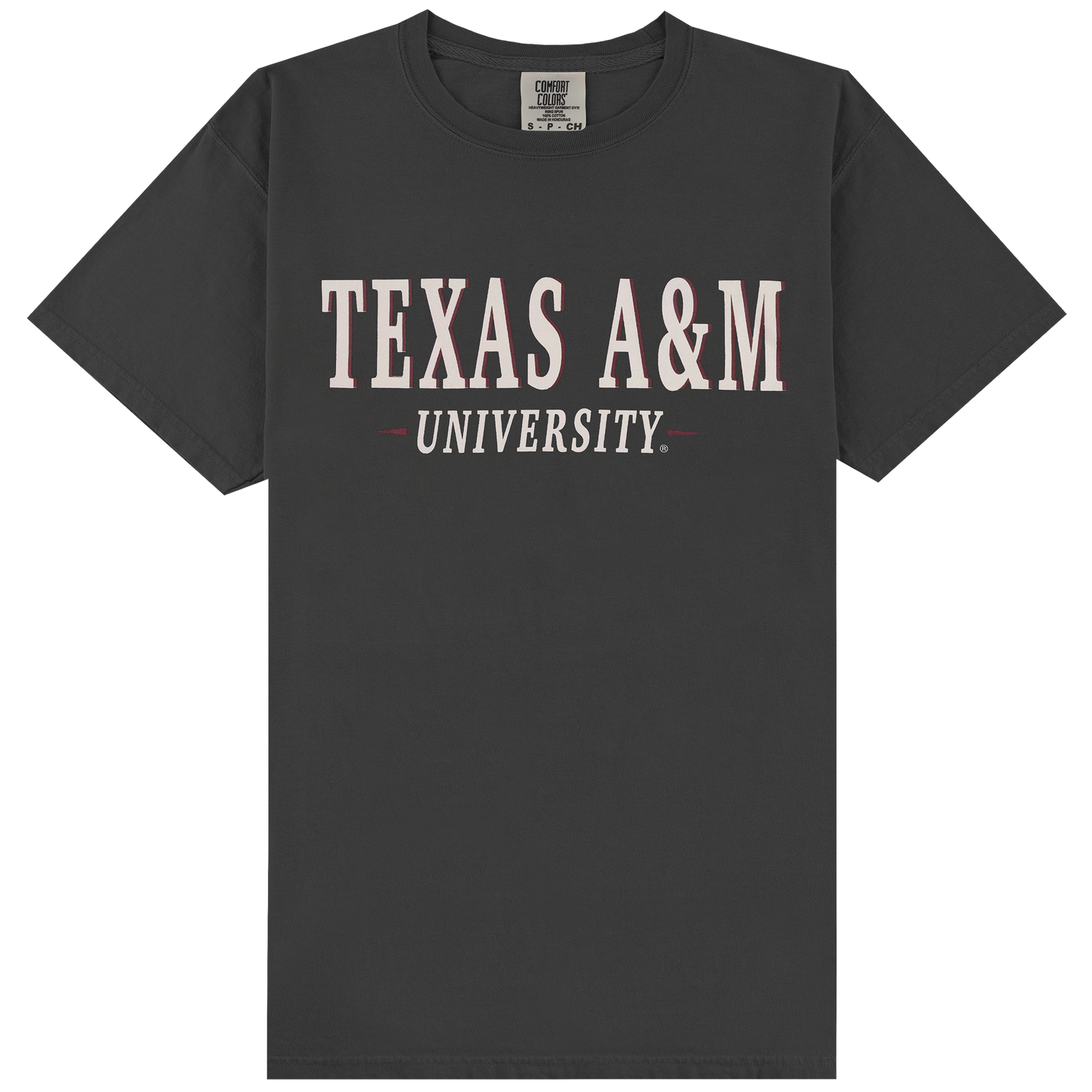Texas A&M Comfort Colors Lake Dog T-Shirt - Gray