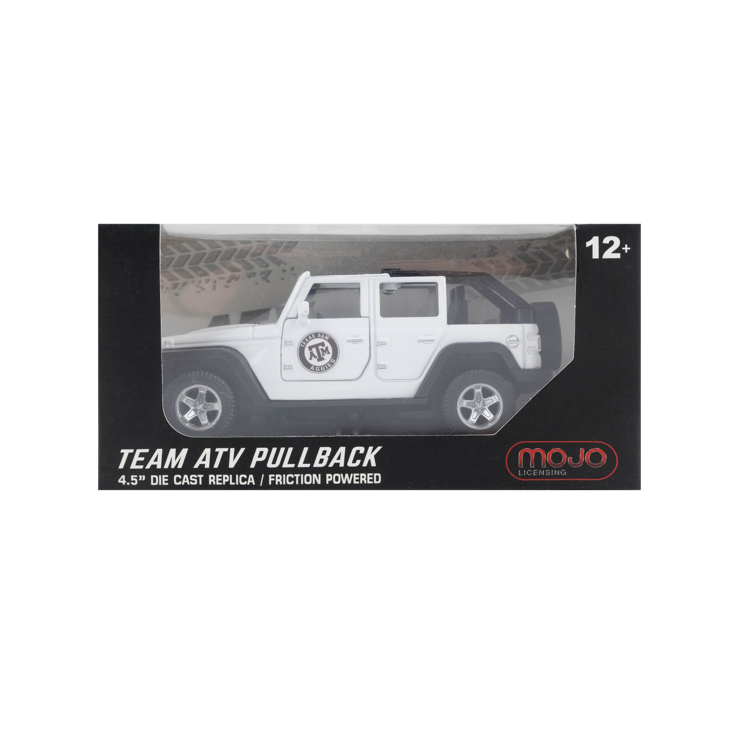 Texas A&M Pullback ATV Toy Car - White