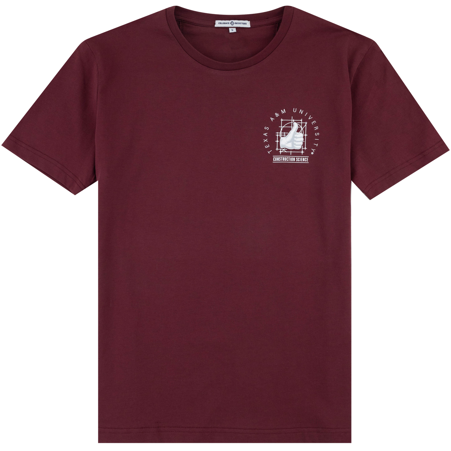 Collegiate Outfitters Gig 'Em and Build 'Em T-Shirt - Maroon