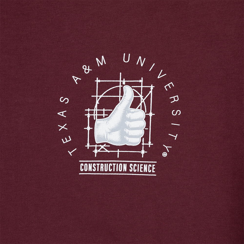 Collegiate Outfitters Gig 'Em and Build 'Em T-Shirt - Maroon