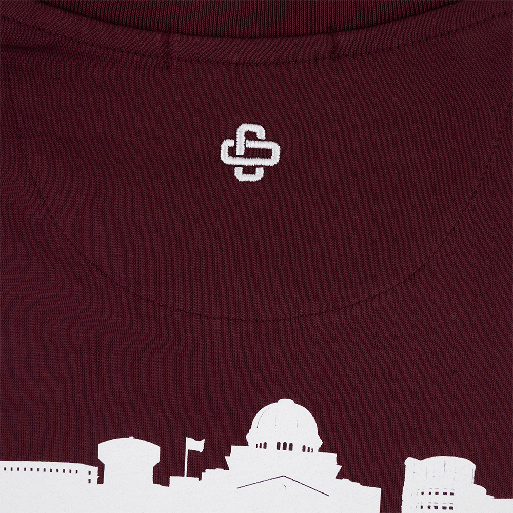Collegiate Outfitters Proud Aggie Grandpa Skyline T-Shirt - Maroon