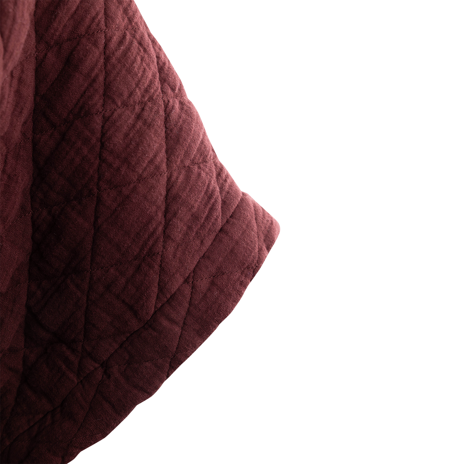 Suzy D Quilted Dolman Sleeve Jacket - Maroon