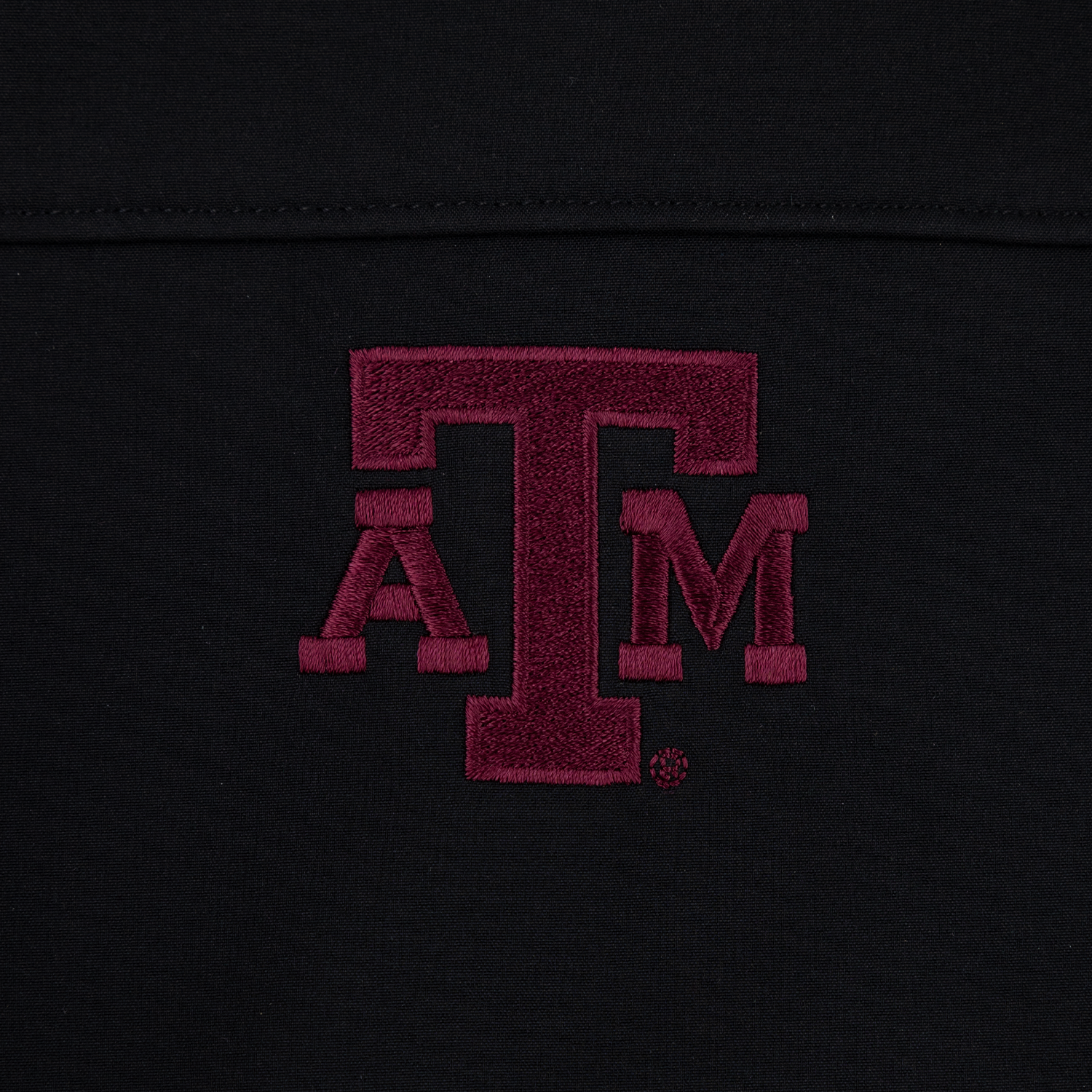 Texas A&M Men's Ariat Maroon Logo Softshell Jacket - Black
