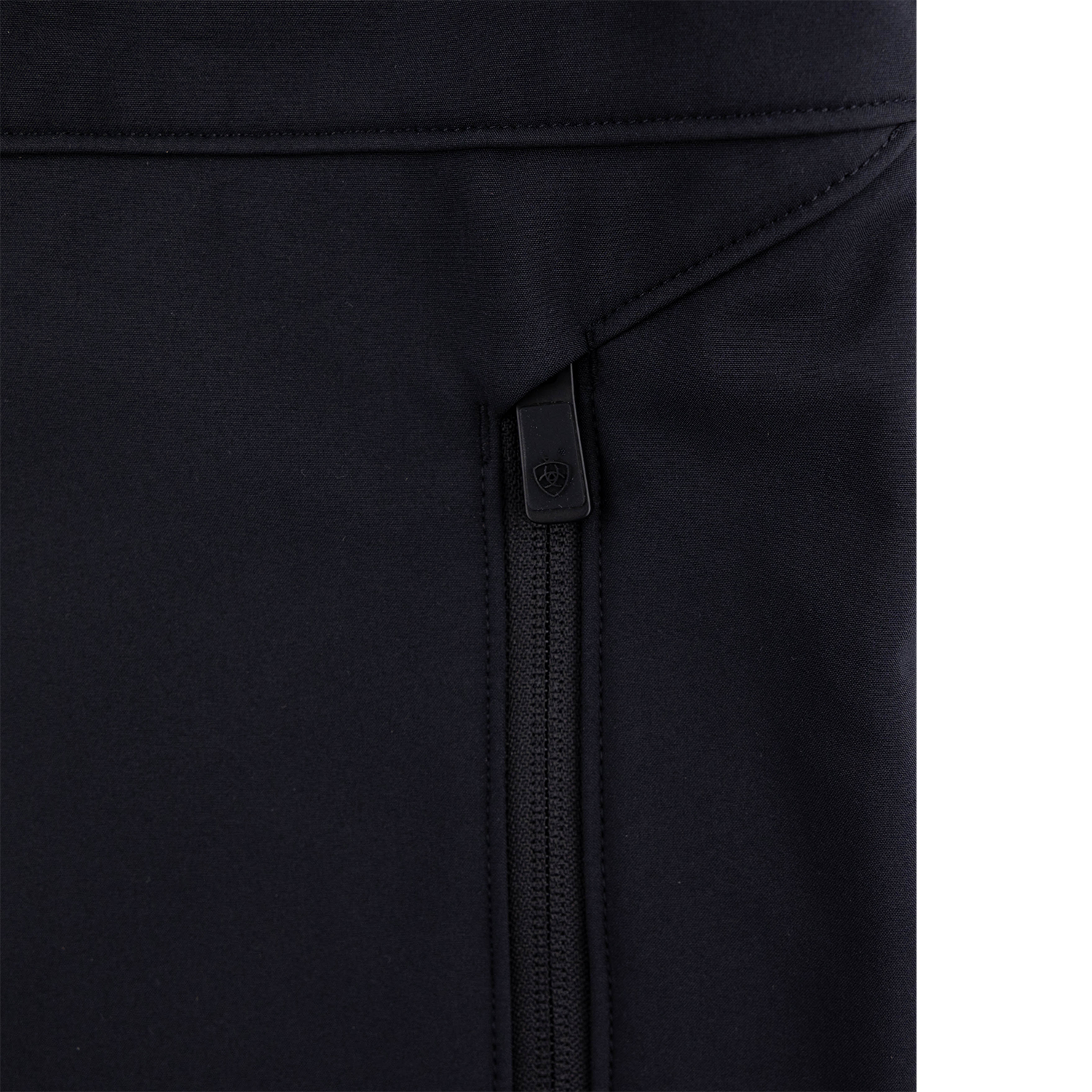 Texas A&M Ariat Men's Softshell Zip Jacket - Black