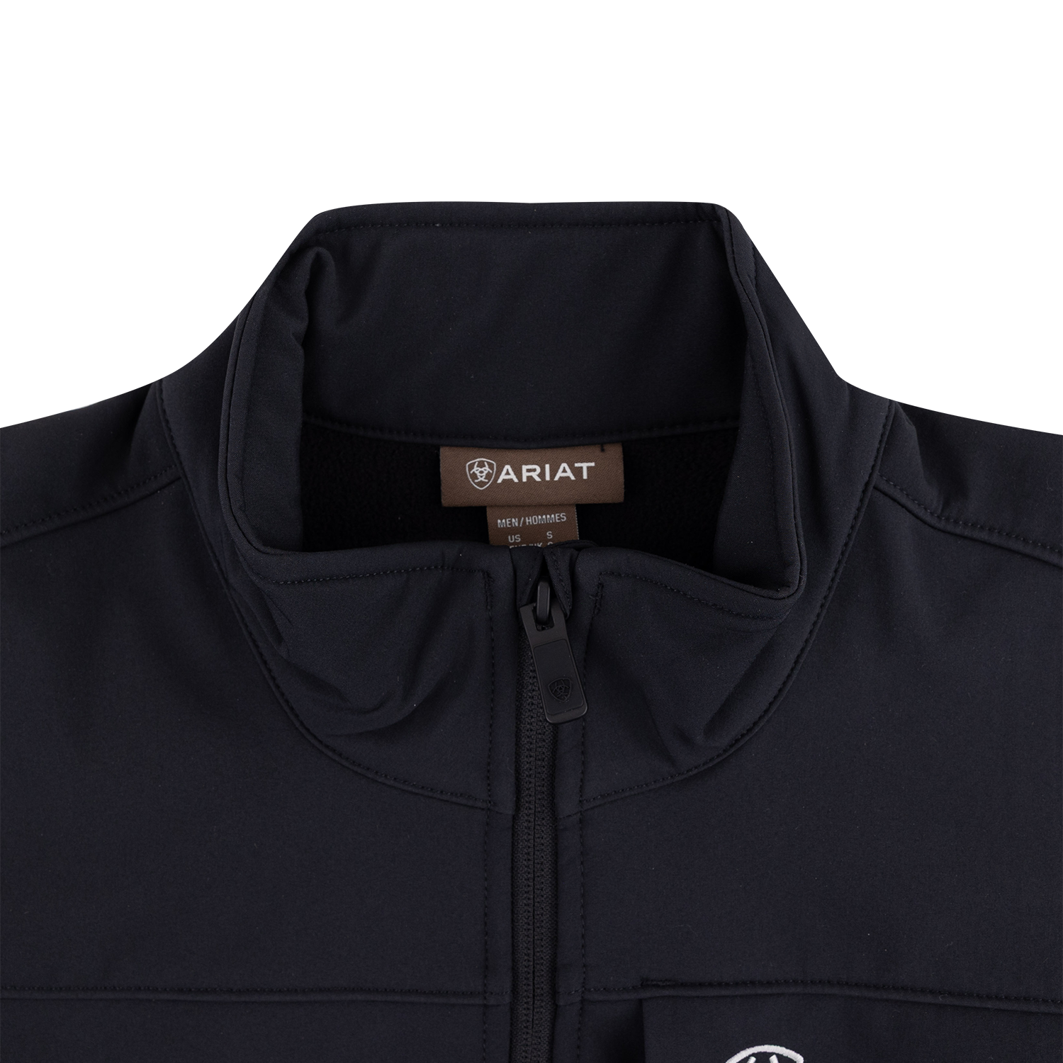 Texas A&M Ariat Men's Softshell Zip Jacket - Black