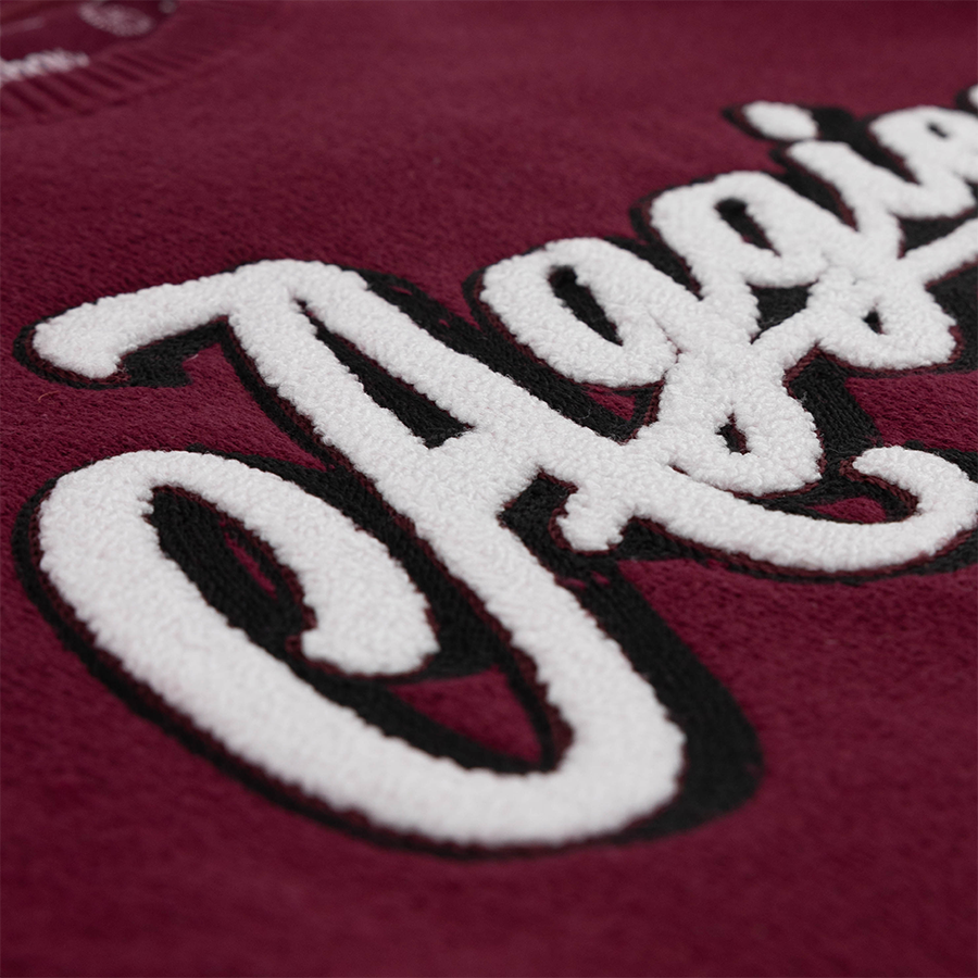 Script Aggies Pressbox Harlow Chenille Crewneck