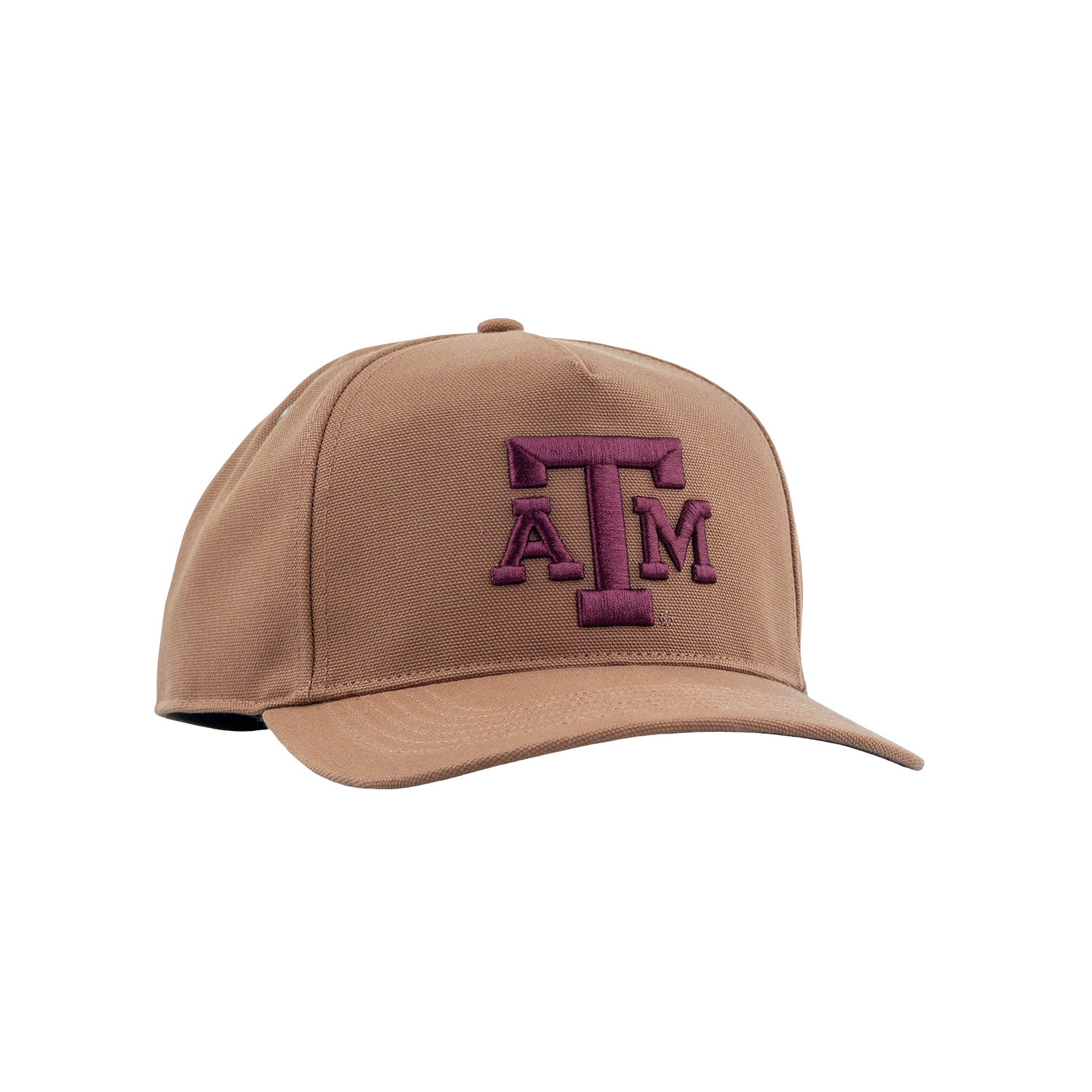 Texas A&M Carhartt 6 Panel Adjustable Hat - Brown