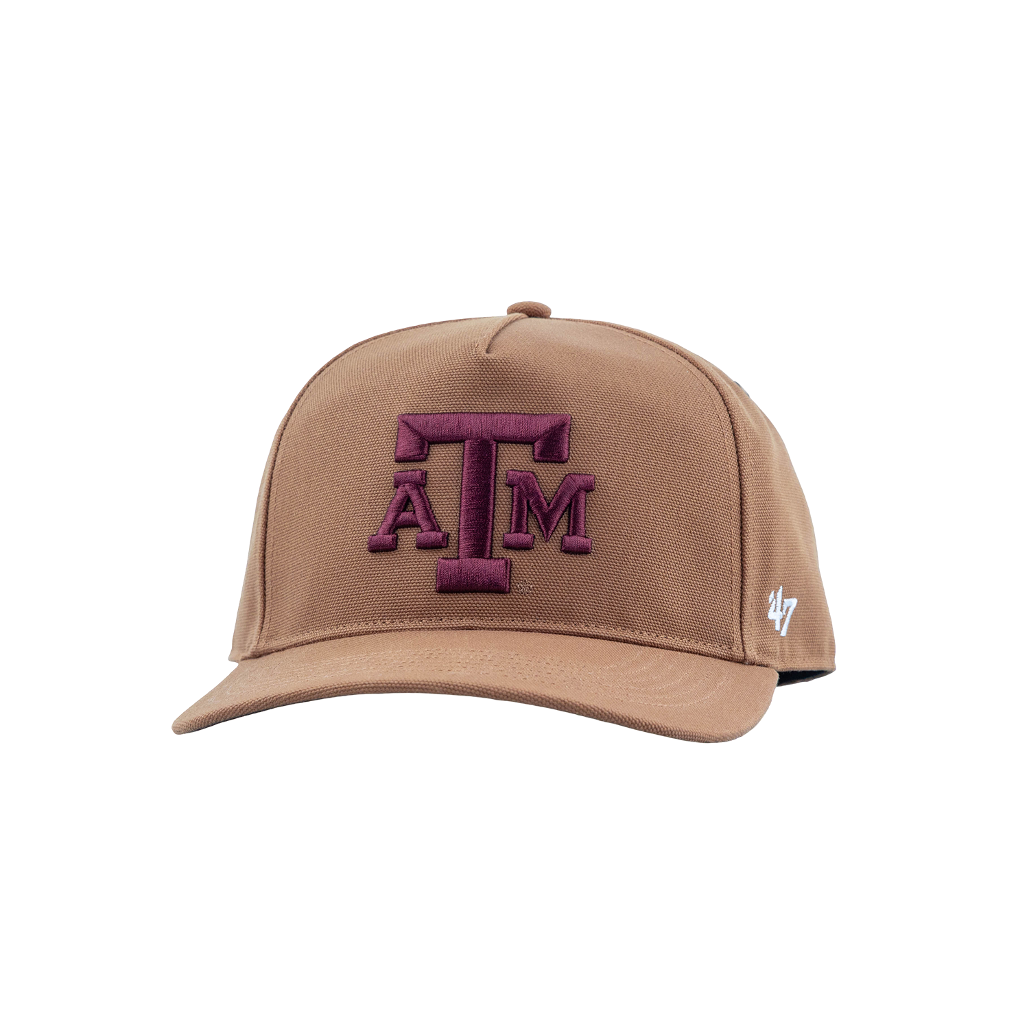 Texas A&M Carhartt 6 Panel Adjustable Hat - Brown
