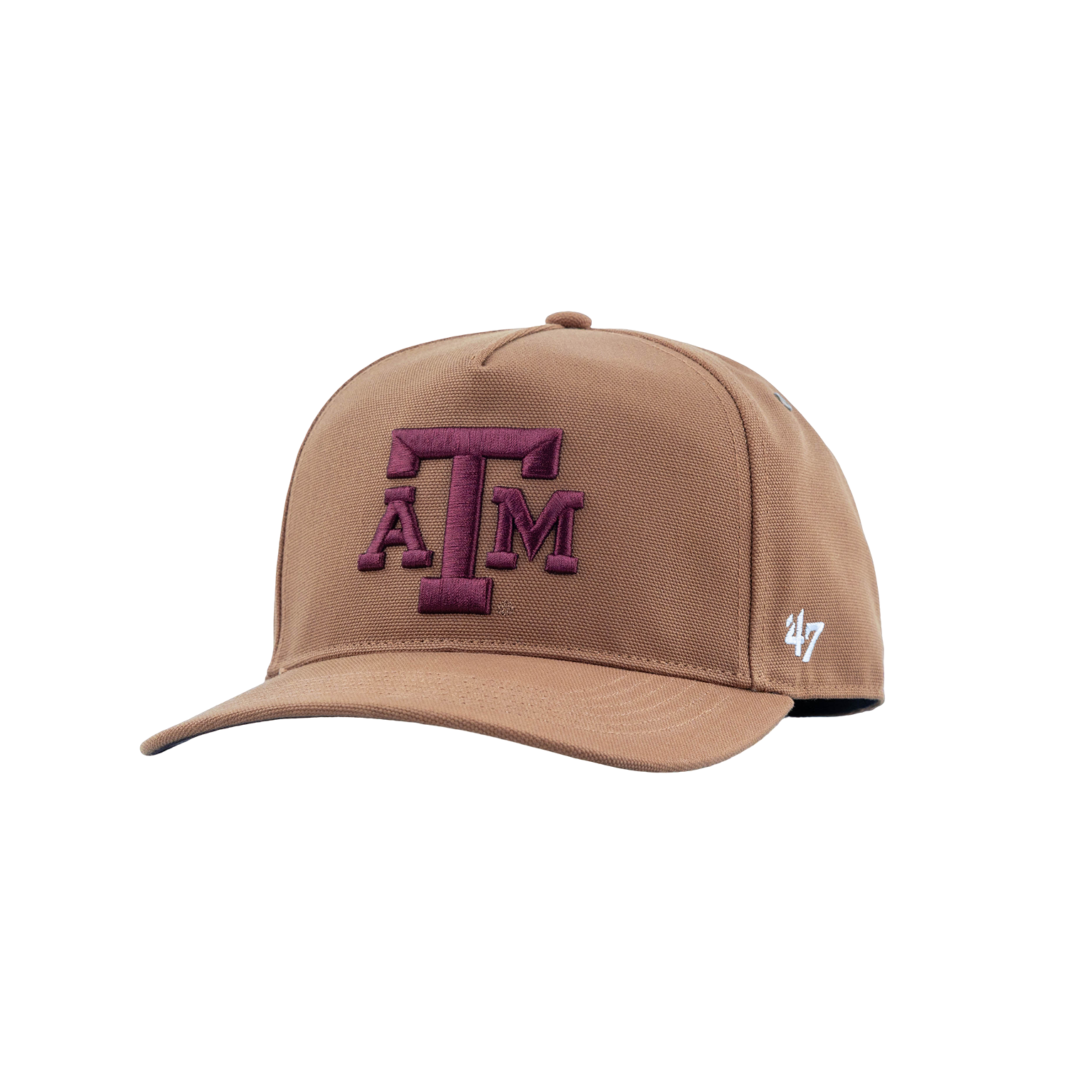 Texas A&M Carhartt 6 Panel Adjustable Hat - Brown