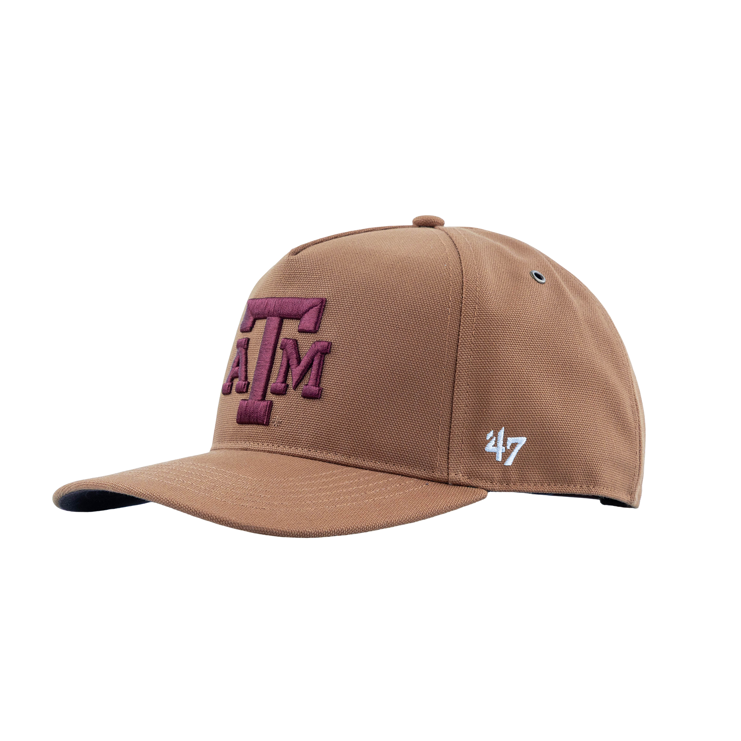 Texas A&M Carhartt 6 Panel Adjustable Hat - Brown