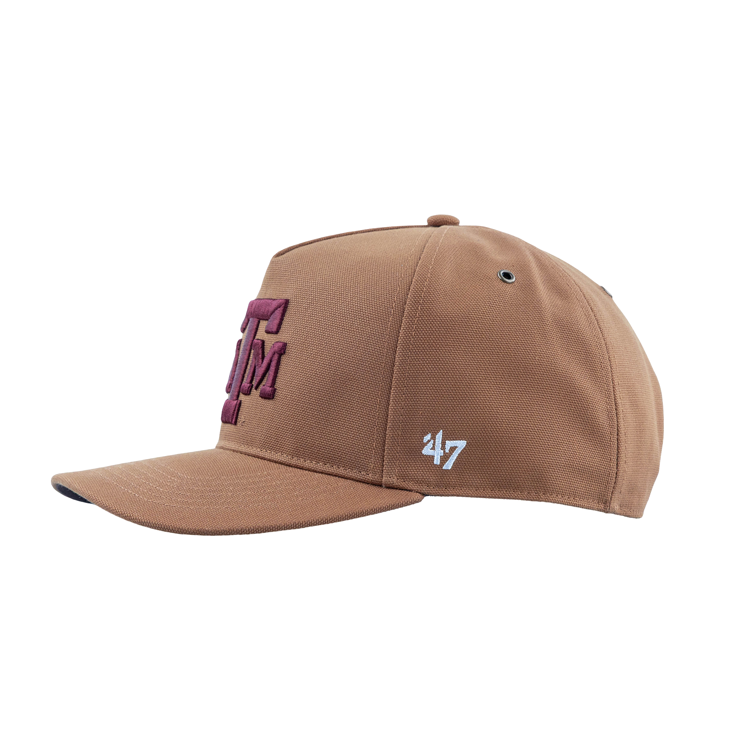 Texas A&M Carhartt 6 Panel Adjustable Hat - Brown
